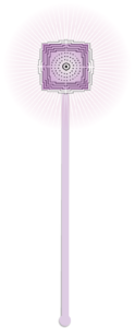 varita de sanacion SPV healing wand PVH