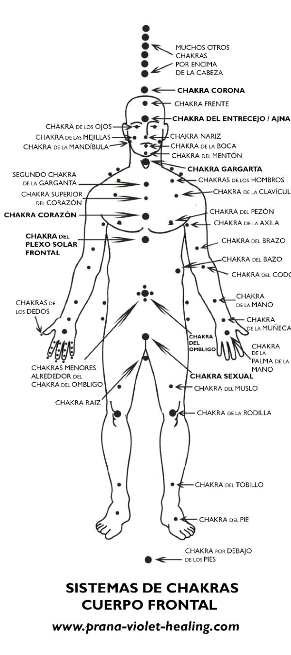 sistema de chakras delanteros