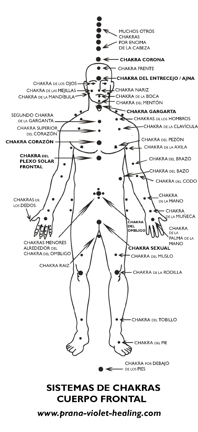 sistema de chakras delanteros